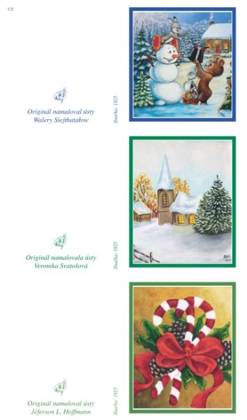 Aršík jmenovek k dárkům zn.1825